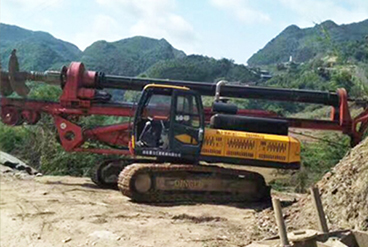DR-120 rotary drilling rig can adapt to complex working conditions