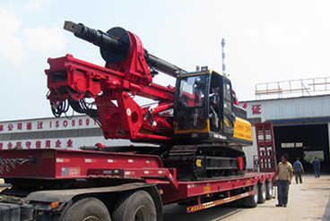 DR120 small rotary drilling rig is being shipped