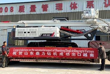 DR-80 rotary drilling rig successfully exported to Vietnam