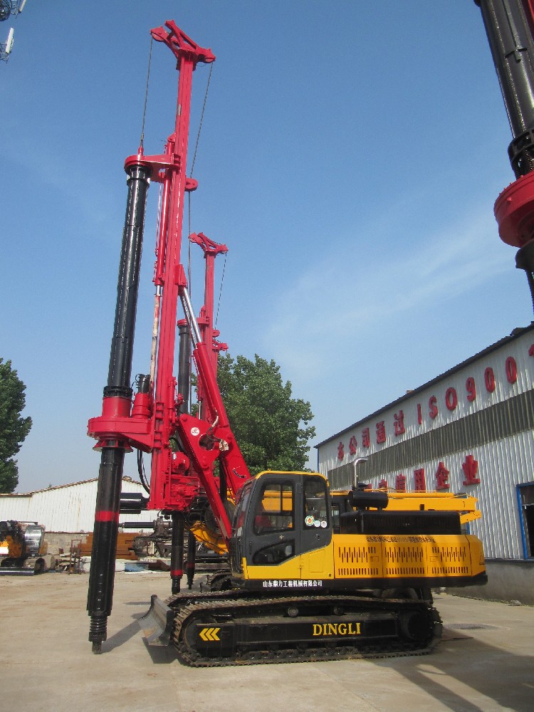 30m rotary drilling rig drilling video