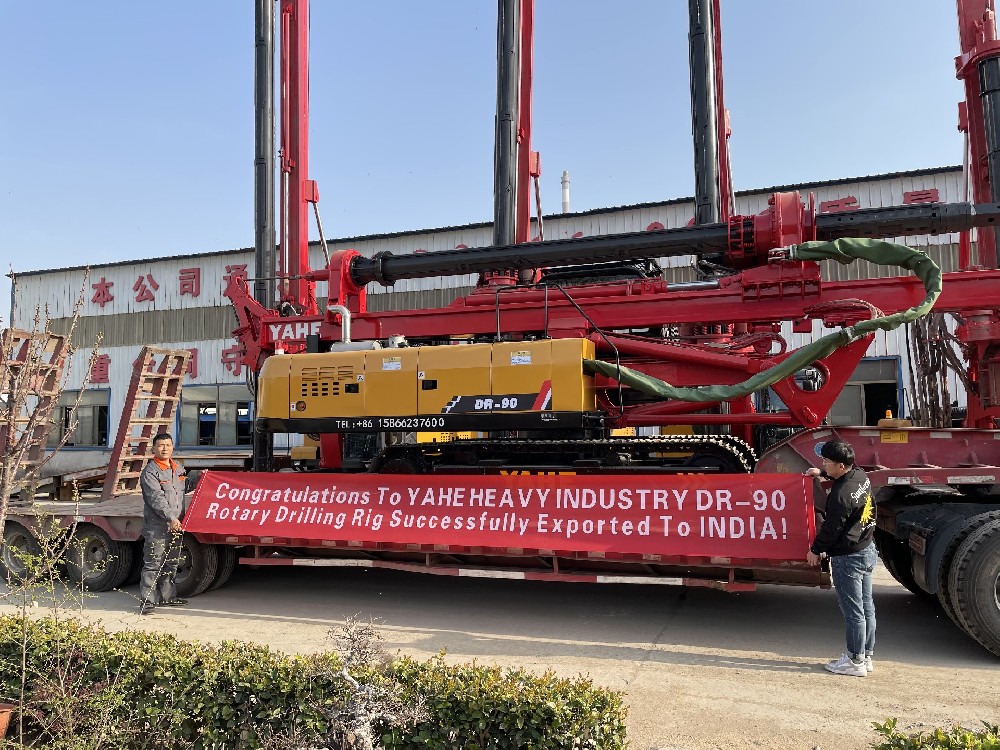 15m piling machine export to india