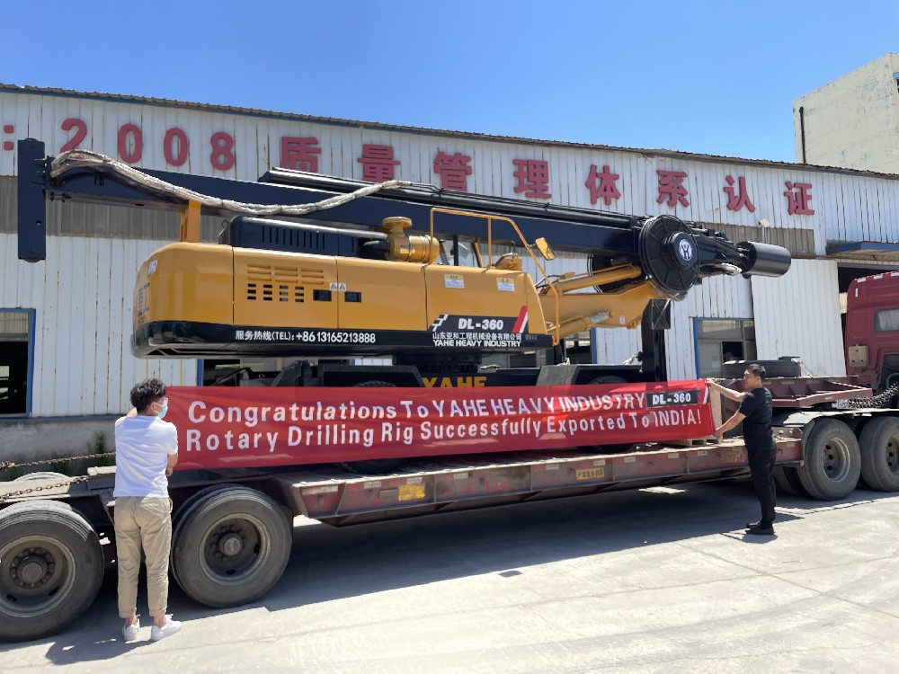 DL-360 wheel type drilling rig export to india