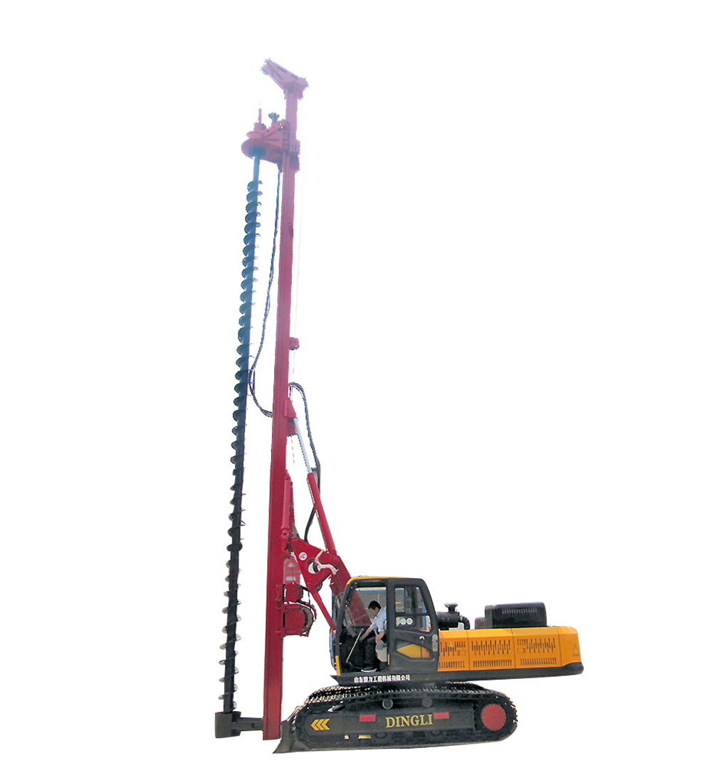 Track long spiral pile driver-Track long spiral pile driver-rotary ...