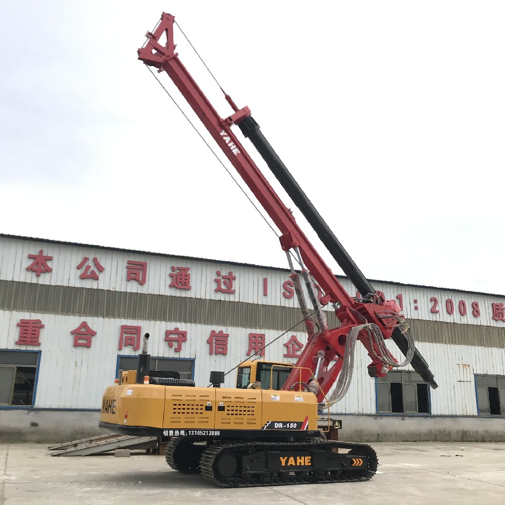 30 meter depth pile driver working video