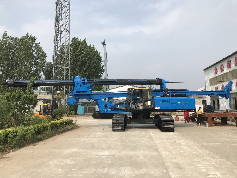 60m rotary drilling rig  working video