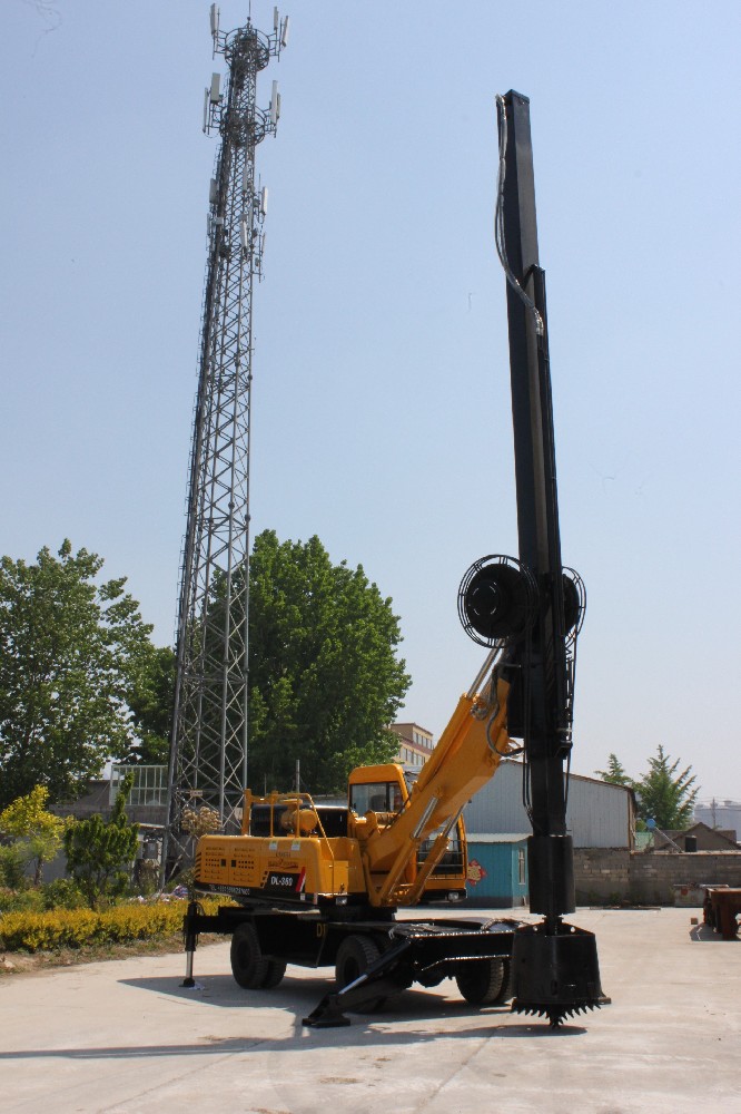 20m wheeled drilling rig export to india