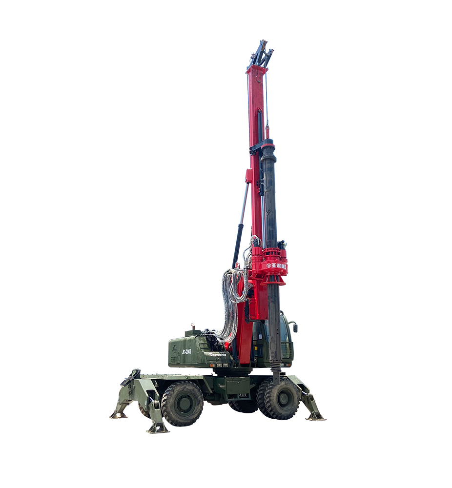 DR-210 Wheel Type  Rotary Drilling Rig