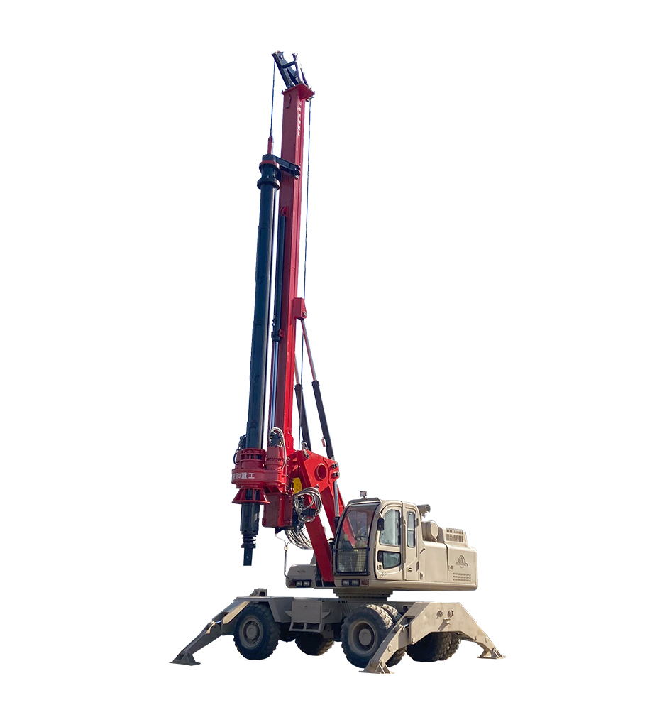 DR-210 Wheel Type  Rotary Drilling Rig