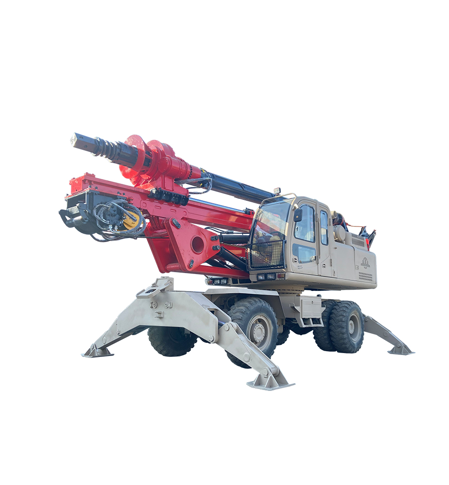 DR-210 Wheel Type  Rotary Drilling Rig