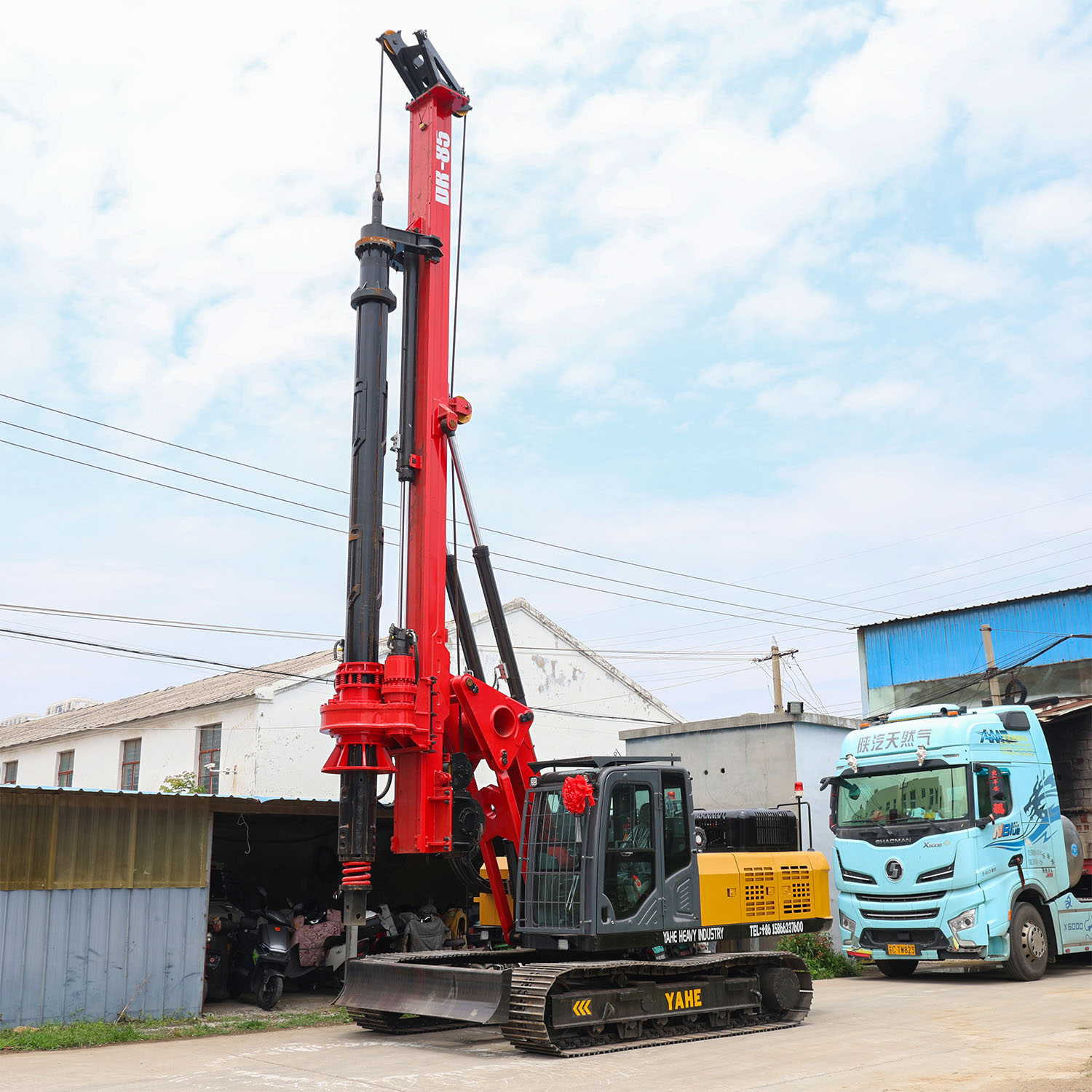 Crawler type inter lock kelly bar rotary drilling rig-DR-90