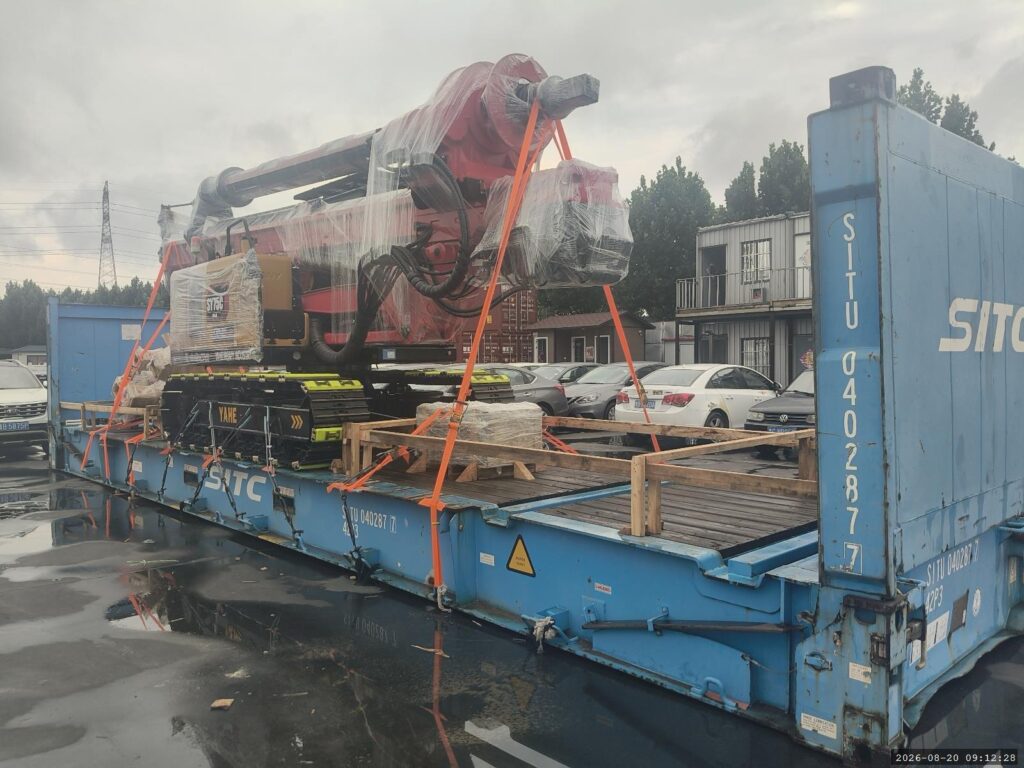 Empowering Global Infrastructure: Brand-New Rotary Drilling Rigs Shipped to East Africa